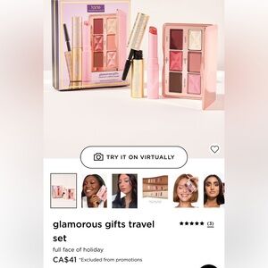 Brand new tarte glamourous gifts travel set
